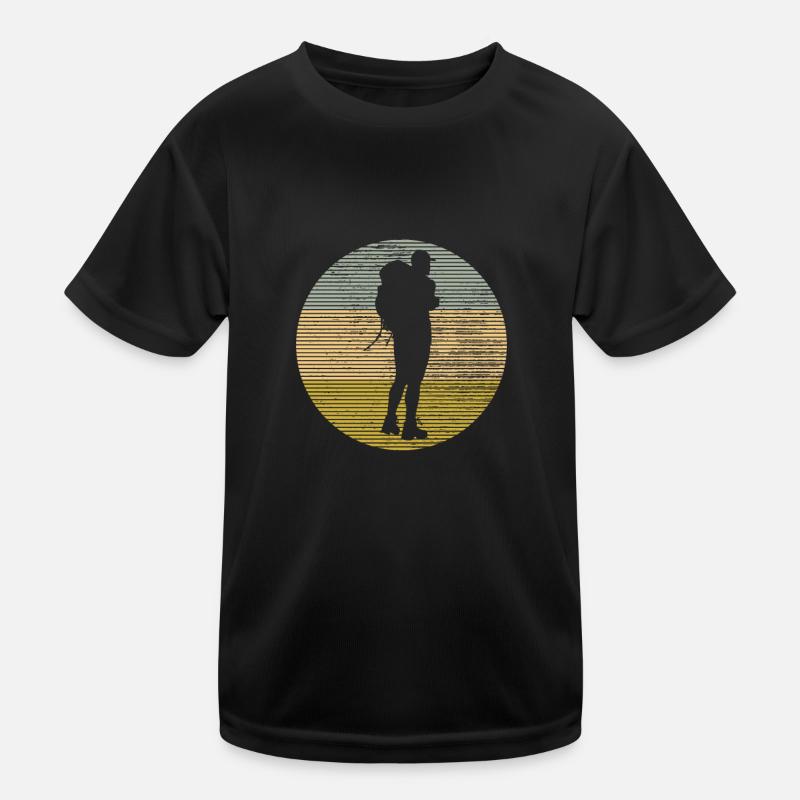 Bergsteigen Kinder Funktions-T-Shirt
