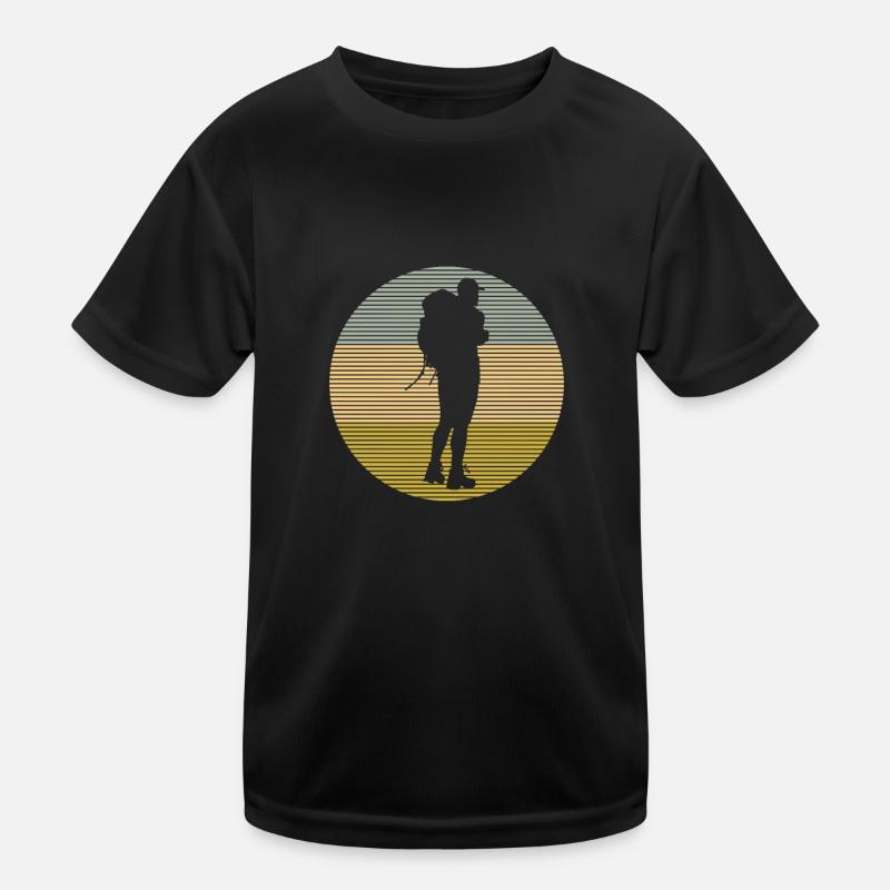 Bergsteigen Kinder Funktions-T-Shirt