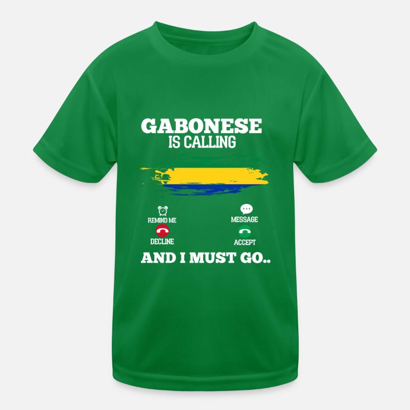Gabon Kids Functional T-Shirt
