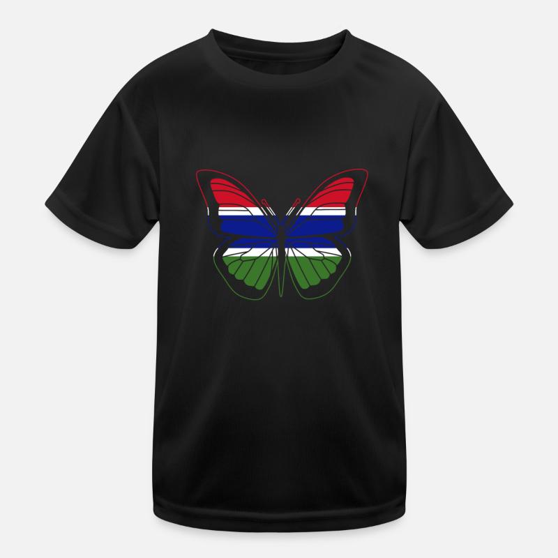 Gambia Kinder Funktions-T-Shirt