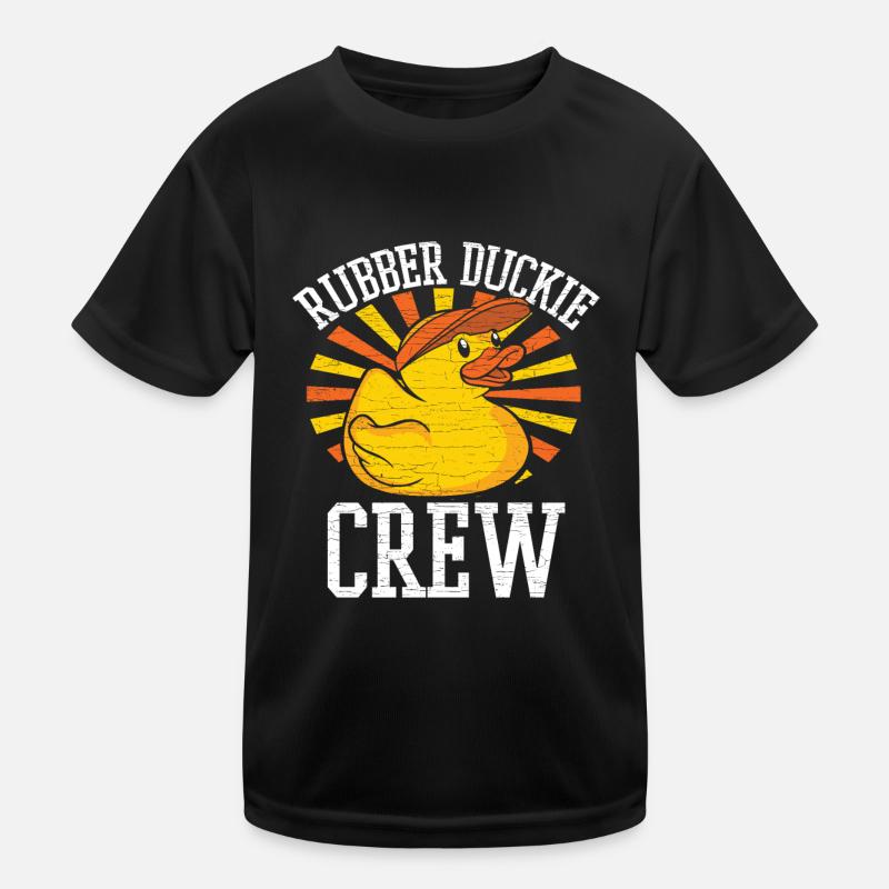 Badeente Quietscheente Gummiente Kinder Funktions-T-Shirt