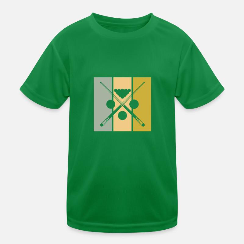 Billiard Kinder Funktions-T-Shirt