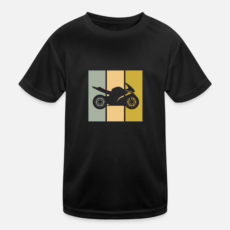 Motorcycle Kids Functional T-Shirt