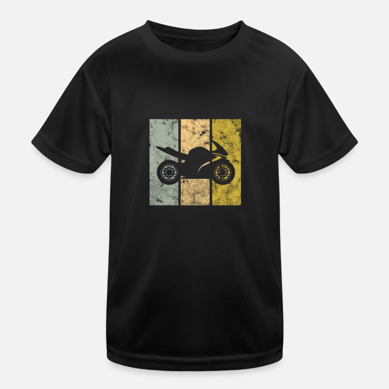 Motorcycle Kids Functional T-Shirt