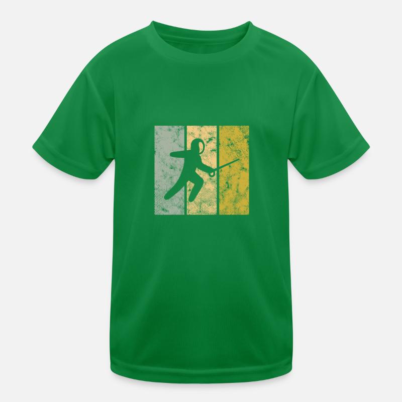 Fencing Kids Functional T-Shirt