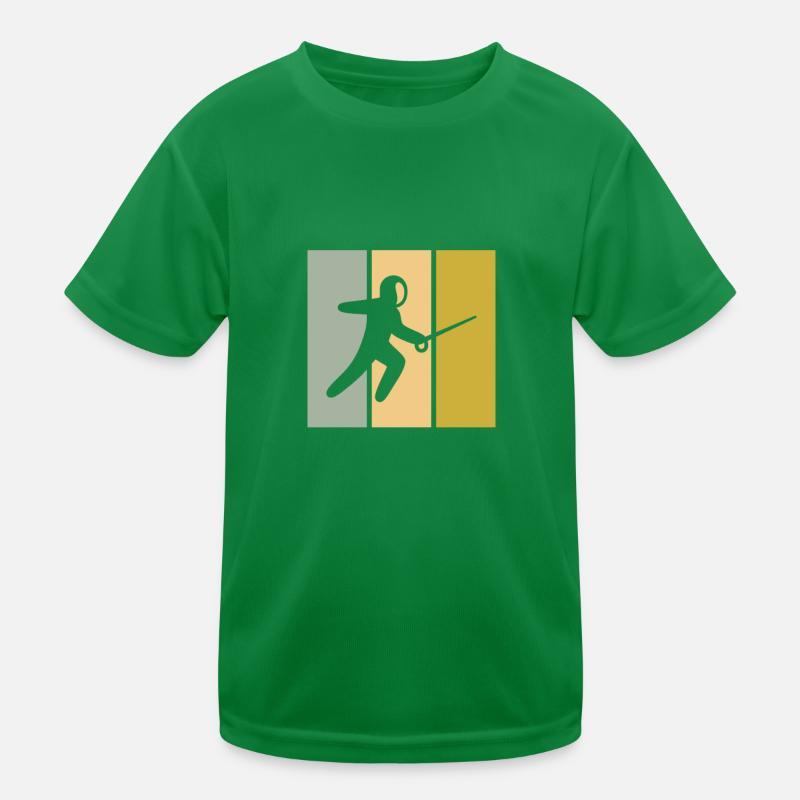 Fechten Kinder Funktions-T-Shirt