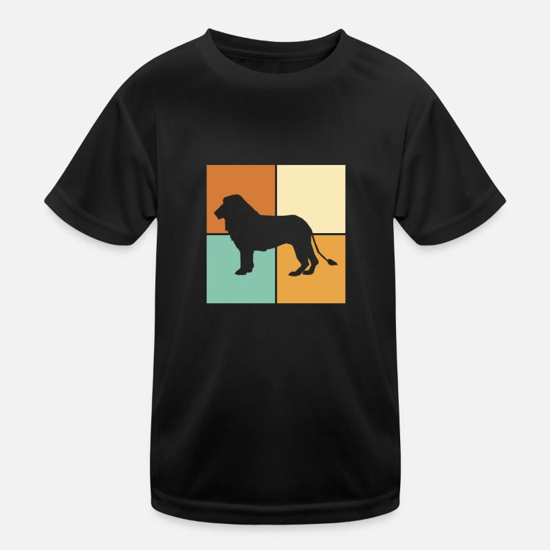 Löwe Kinder Funktions-T-Shirt