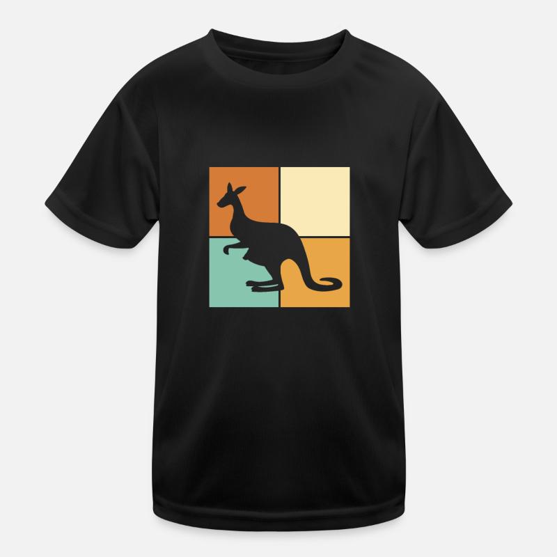 Känguru Kinder Funktions-T-Shirt