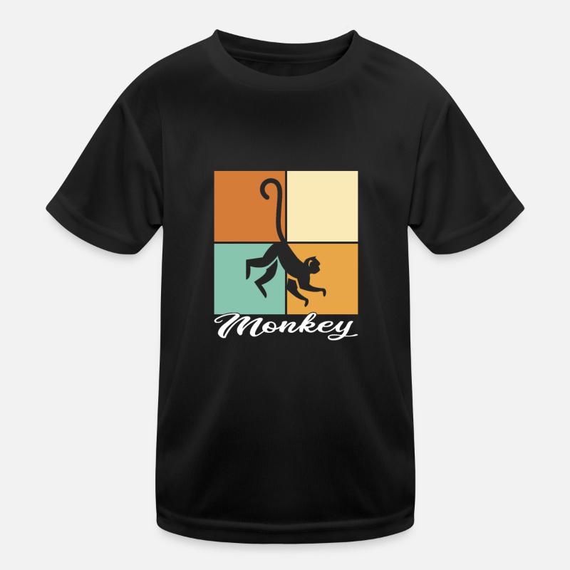 Affe Kinder Funktions-T-Shirt