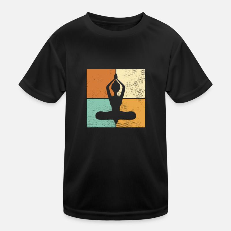 Meditation Kinder Funktions-T-Shirt