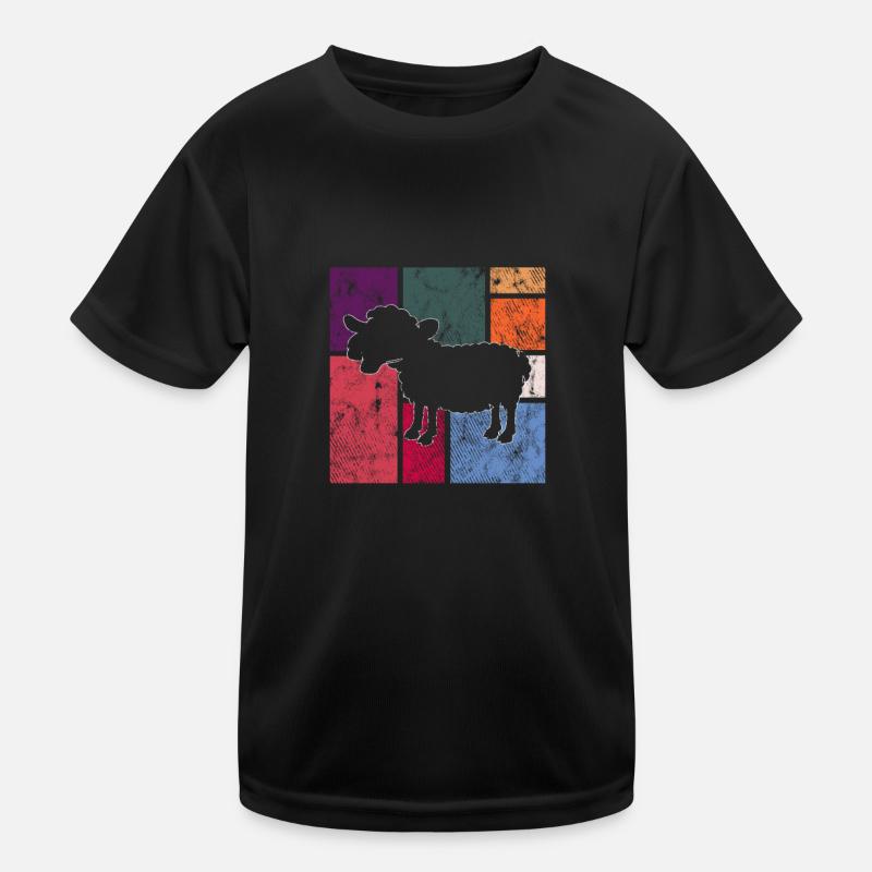 Schaf Kinder Funktions-T-Shirt