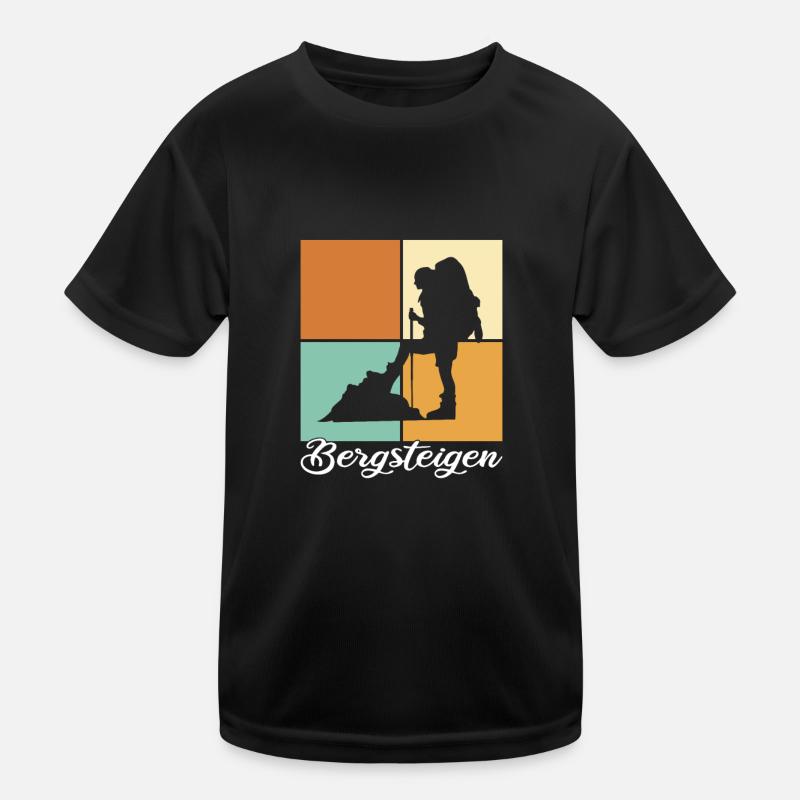 Bergsteigen Kinder Funktions-T-Shirt