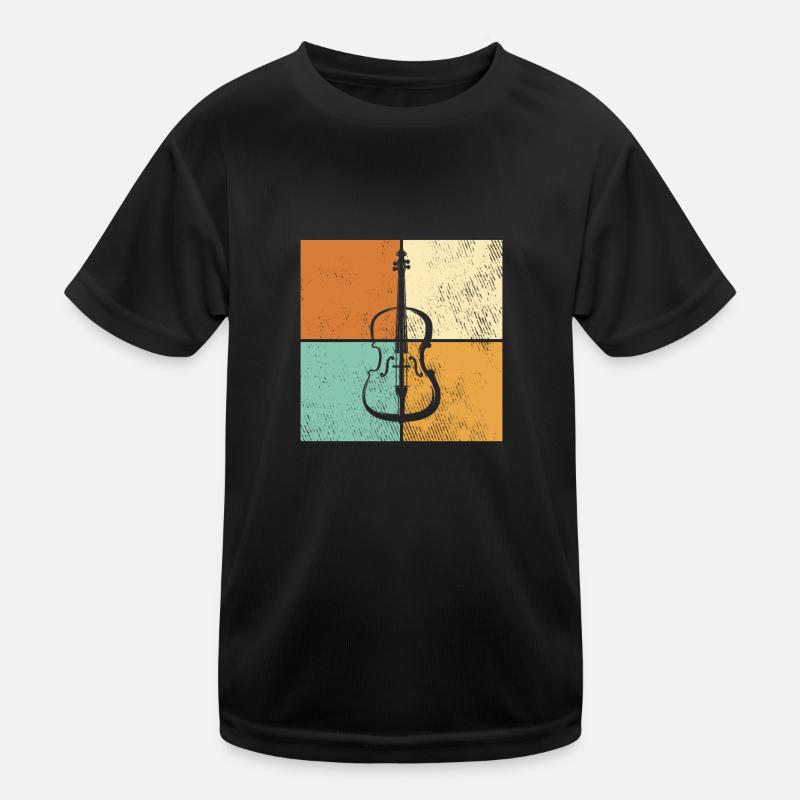 Geige Kinder Funktions-T-Shirt