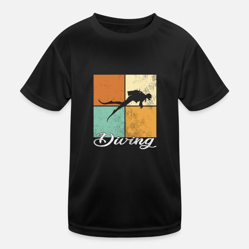 Tauchen Kinder Funktions-T-Shirt