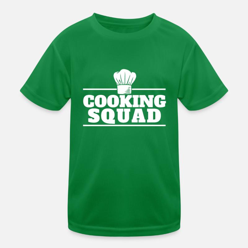 Cooking Squad Team Küchenfreunde Culinary Kids Functional T-Shirt