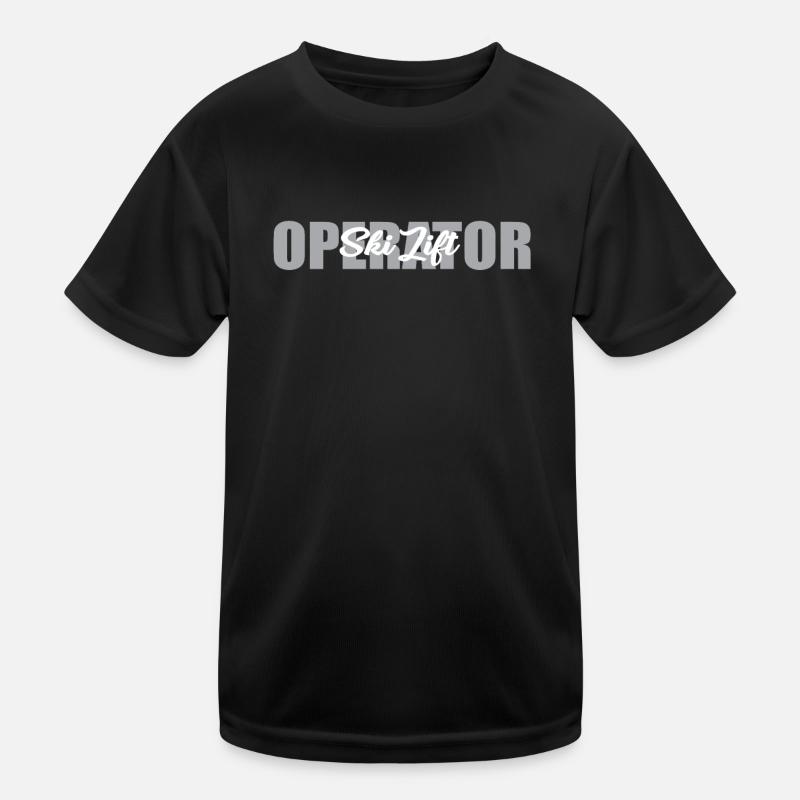 Ski lift operators Kids Functional T-Shirt