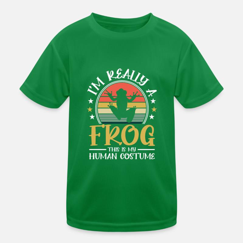 Retro Toad Vintage Im Really A Frog This Is My Hum T-shirt sport Enfant