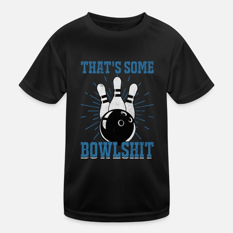 Bowling Kinder Funktions-T-Shirt