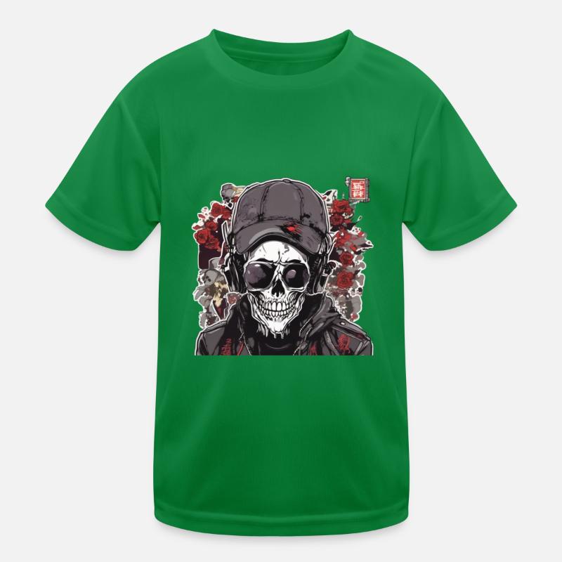 Crânes Crâne Crâne Crâne Os du crâne T-shirt sport Enfant