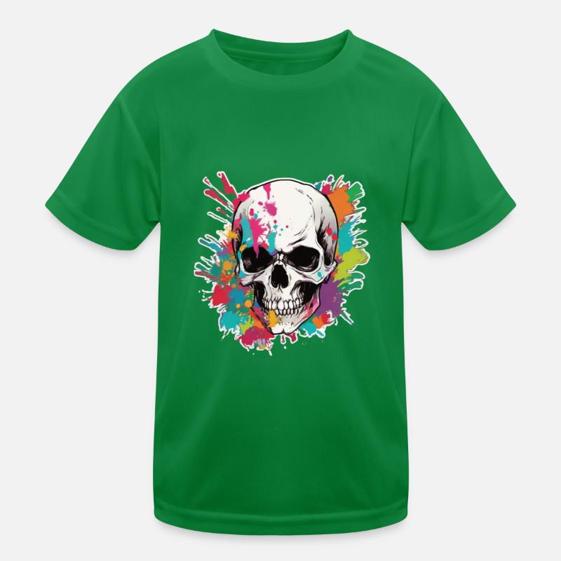 Crânes Crâne Crâne Crâne Os du crâne T-shirt sport Enfant