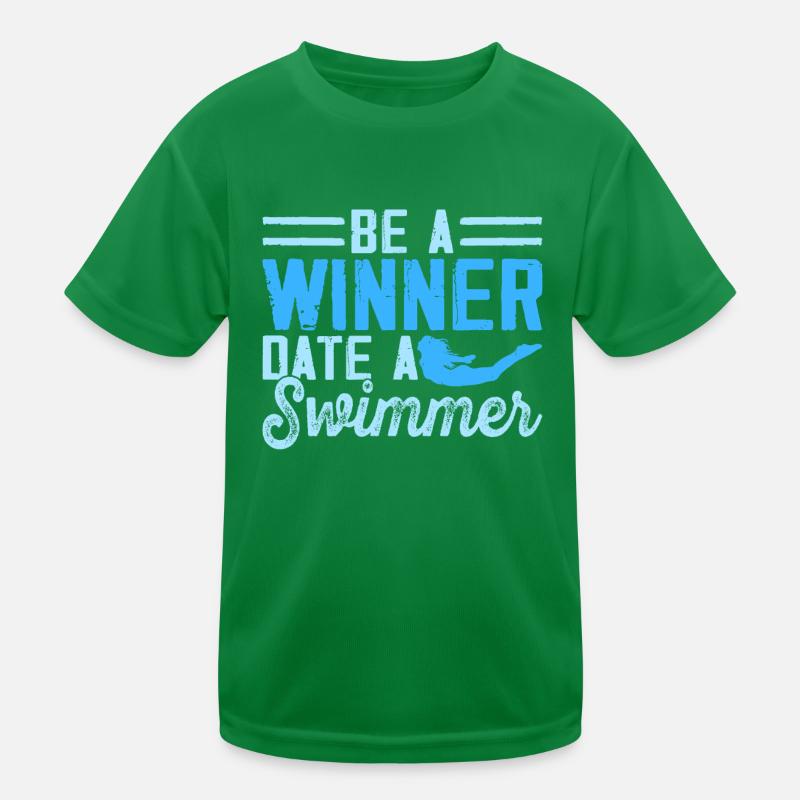 Swimming Float Kids Functional T-Shirt