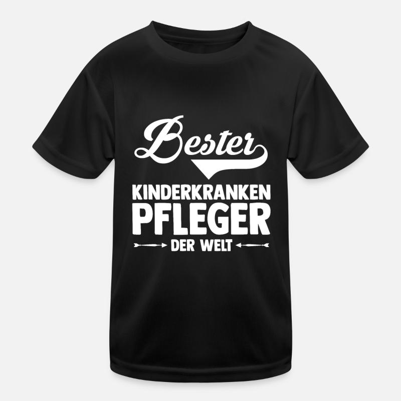 Pfleger Pflegekraft Kinderkrankenpfleger Kinder Funktions-T-Shirt