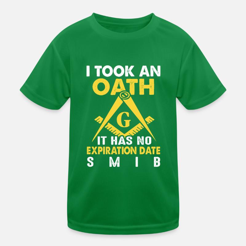 I Took An Oath Freemason Square Compass Shriner Kids Functional T-Shirt