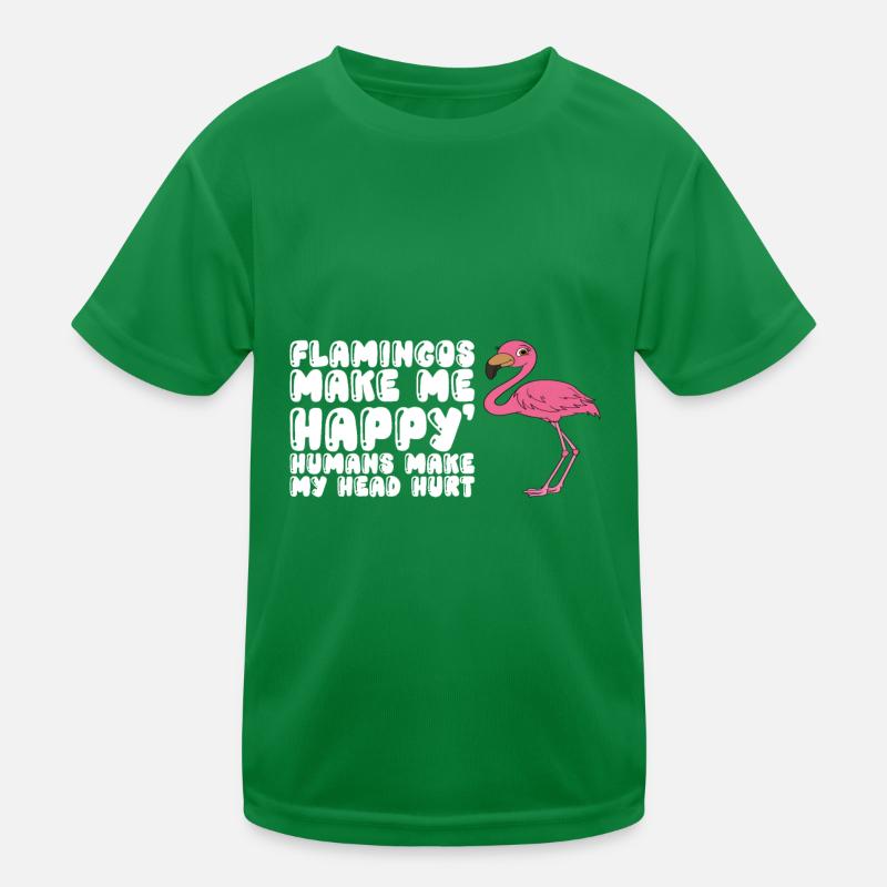 Funny flamingo Kids Functional T-Shirt
