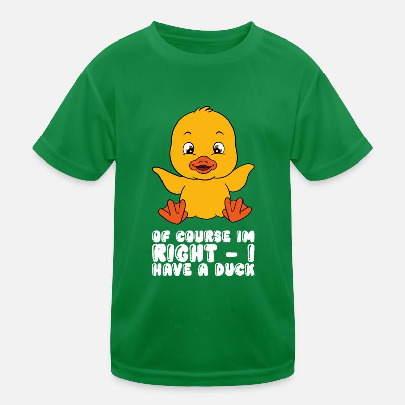 Drôle de canard Canards mignons T-shirt sport Enfant