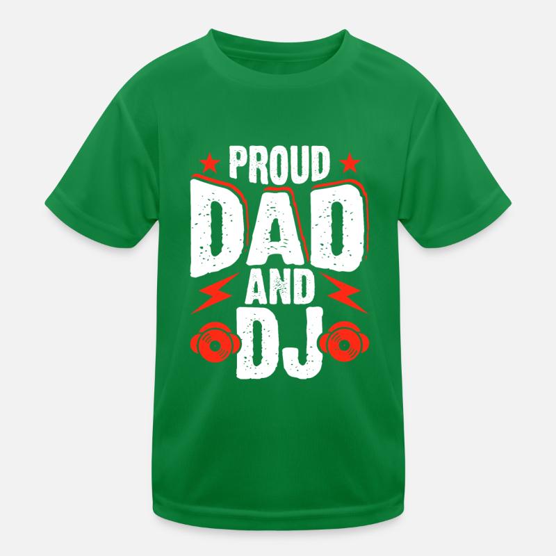 Papa Dj Kinder Funktions-T-Shirt