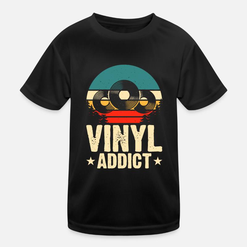 Vinyl Addict Kids Functional T-Shirt