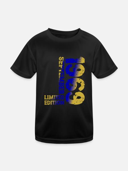 1969 Septembre Édition Limitée 54th Birthday Deco - T-shirt sport Enfant - noir - Devant