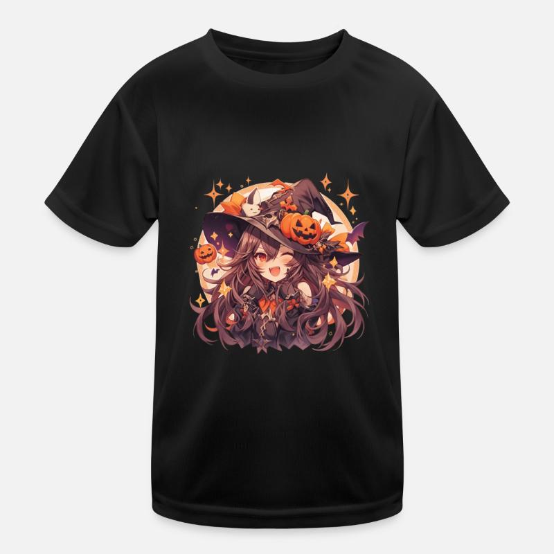 Witch Witch Witch Halloween Witch Outfit Kids Functional T-Shirt