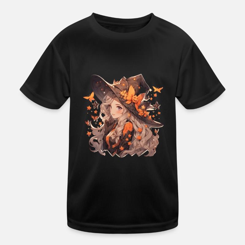 Hexe Hexen Hexe Halloween Hexen Outfit Kinder Funktions-T-Shirt