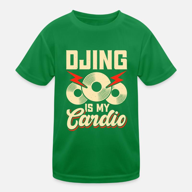 Dj Djing Kinder Funktions-T-Shirt