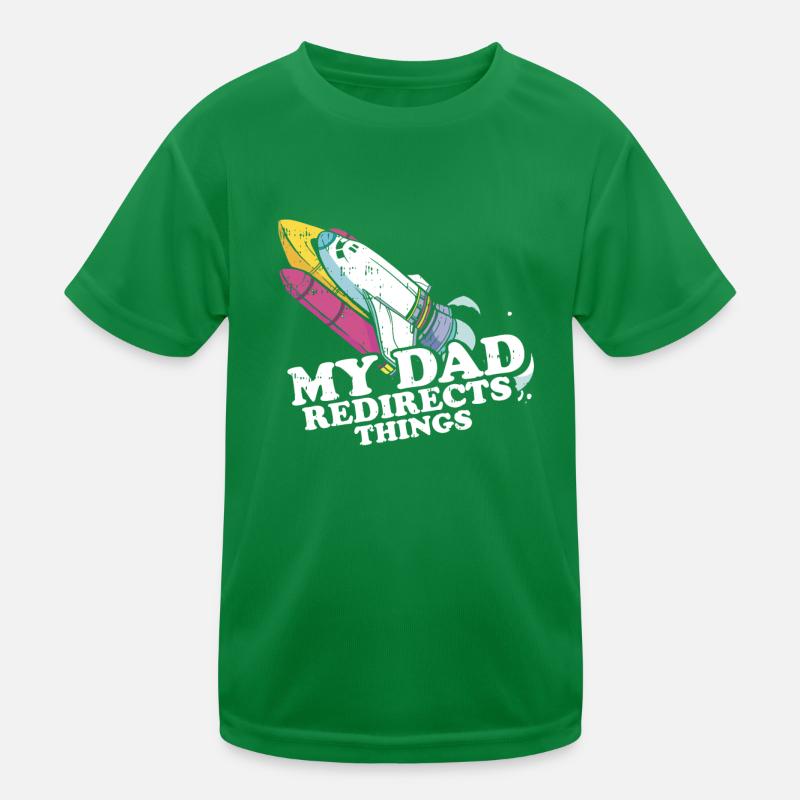 Space Space Papa Astroid Diversion Kids Functional T-Shirt