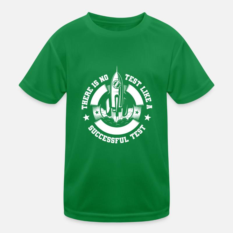 Space Space Astroid Diversion Kids Functional T-Shirt