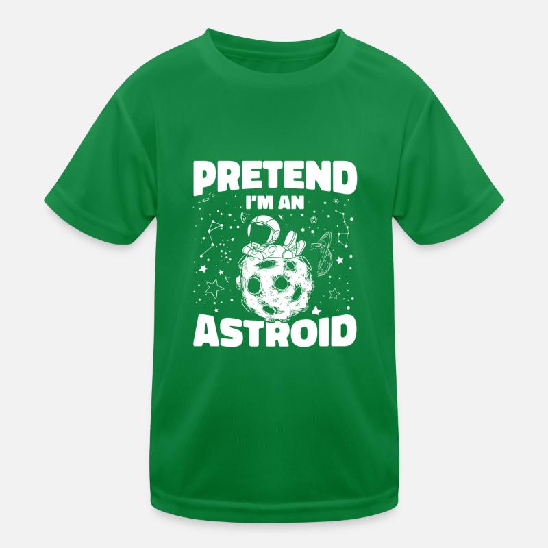Space Space Astroid Astroid Redirection Kids Functional T-Shirt