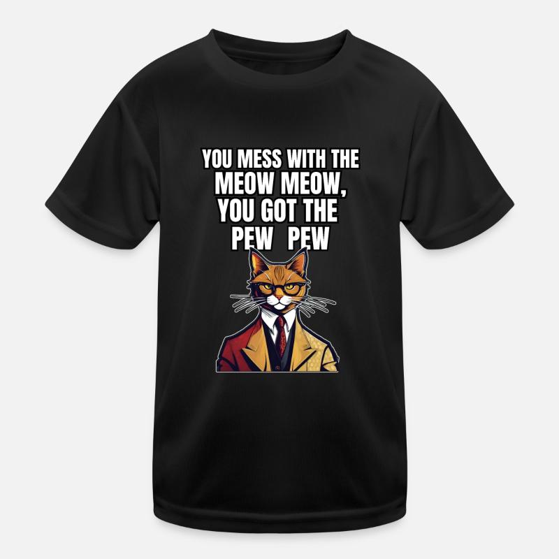 Chemise Chat Chat Cadeau Idée Mastic T-shirt sport Enfant