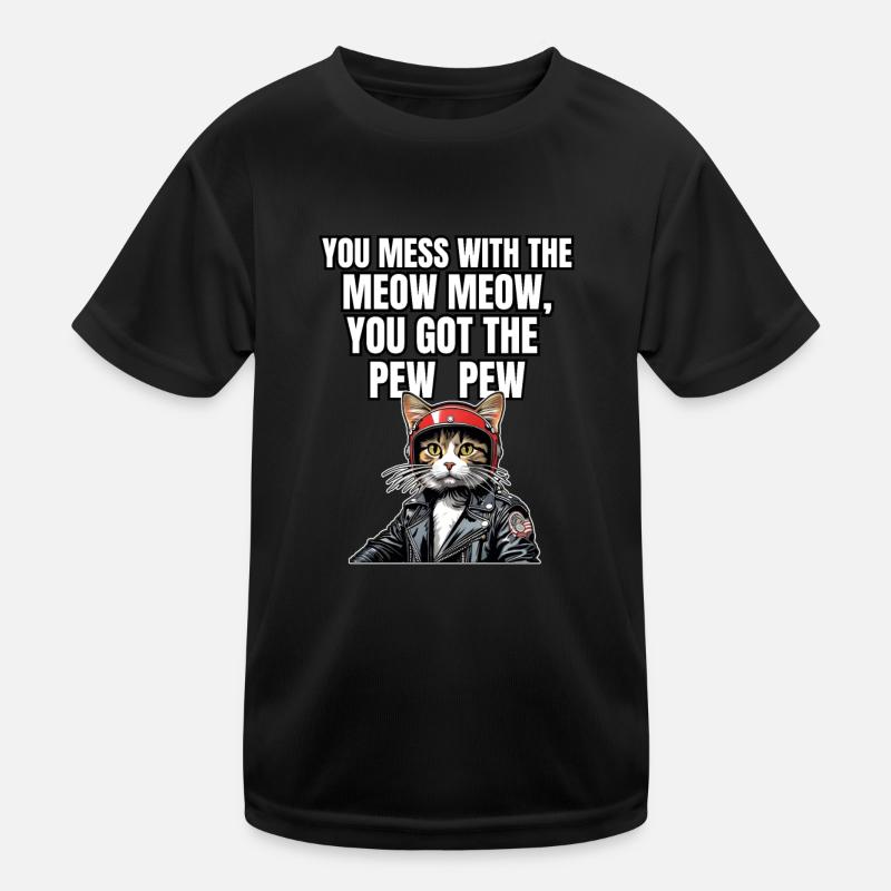 Chemise Chat Chat Cadeau Idée Mastic T-shirt sport Enfant
