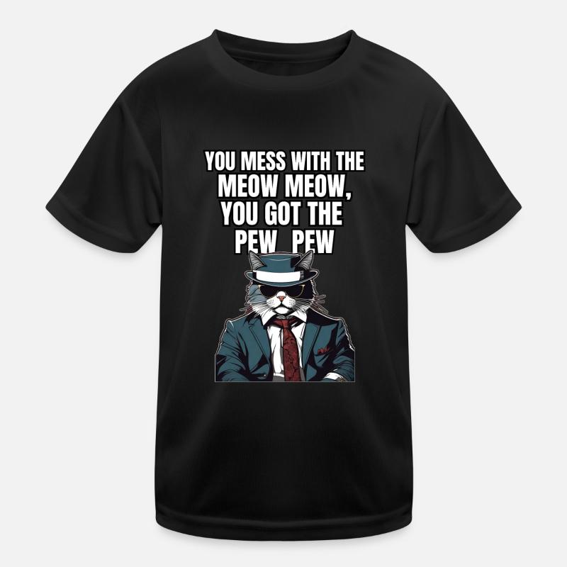 Chemise Chat Chat Cadeau Idée Mastic T-shirt sport Enfant