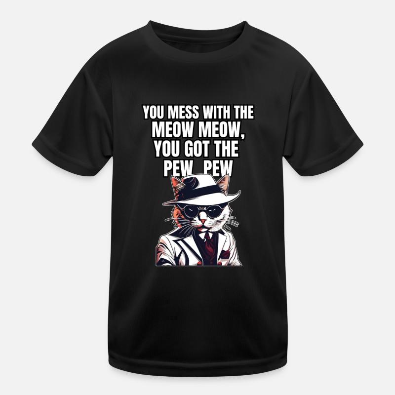 Chemise Chat Chat Cadeau Idée Mastic T-shirt sport Enfant