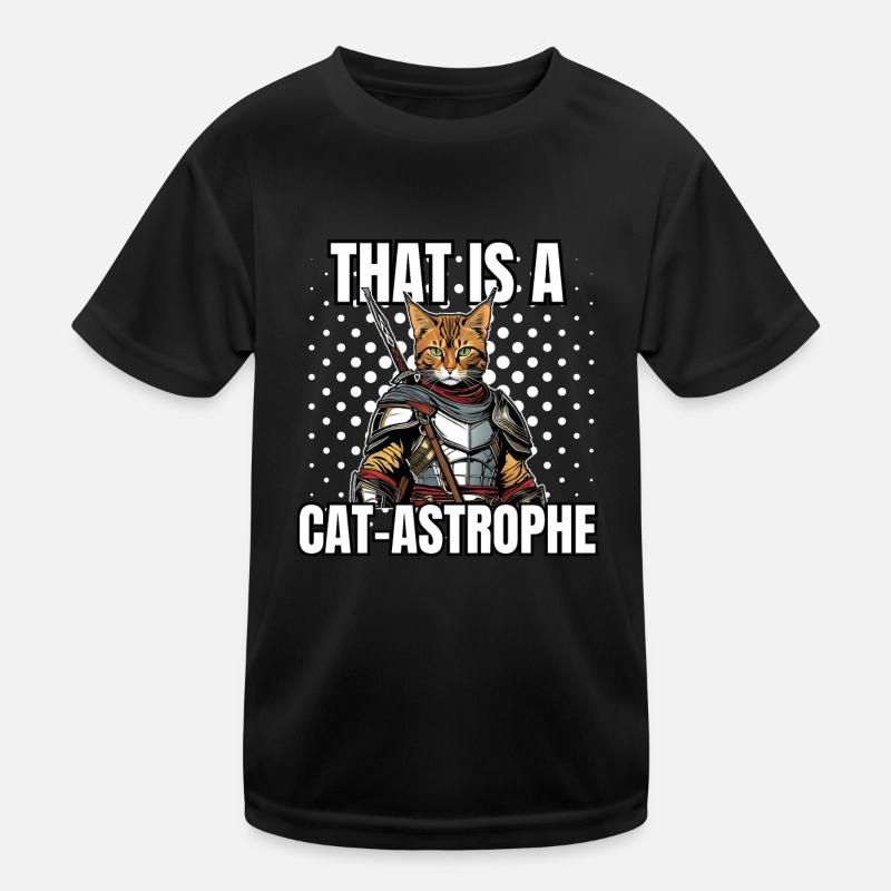 Cat Shirt Cat Gift Idea Putty Kids Functional T-Shirt