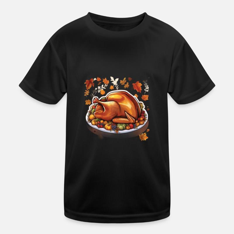 Thanksgiving Kinder Funktions-T-Shirt