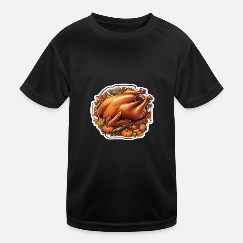Thanksgiving Kinder Funktions-T-Shirt