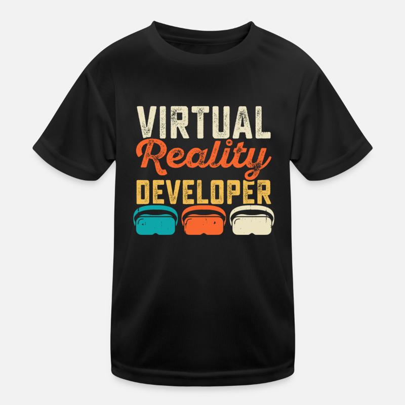 VR Virtuel Reality Kinder Funktions-T-Shirt