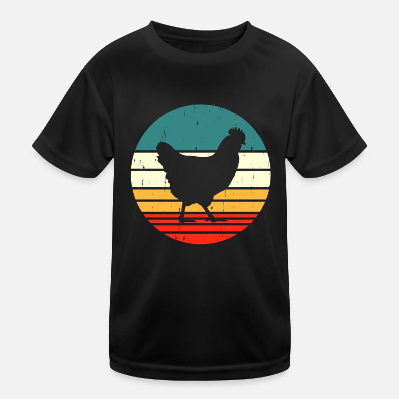 Chickens Chicken Kids Functional T-Shirt