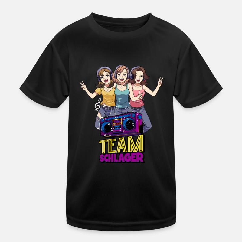 Team Schlager Kinder Funktions-T-Shirt