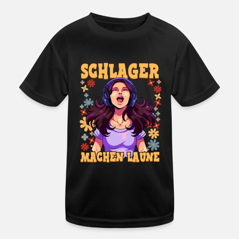 Schlager Kinder Funktions-T-Shirt