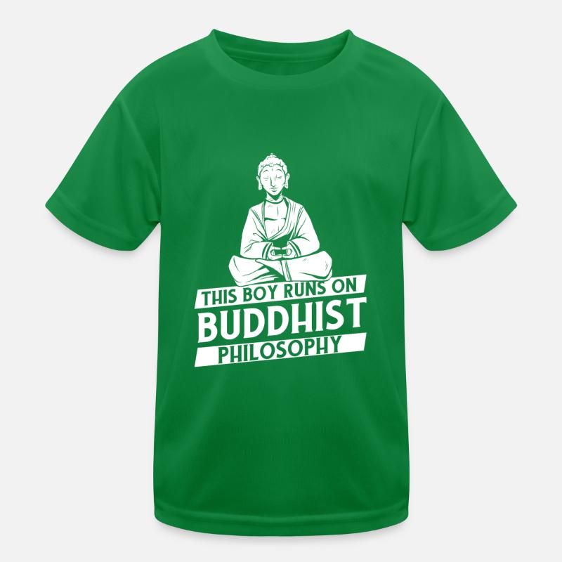 Buddha Buddhist Buddha, Lass Die Scheiße Los Kinder Funktions-T-Shirt